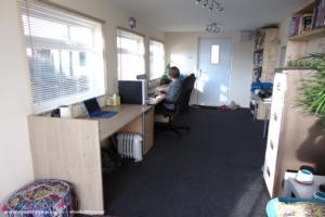Perfect working environment of shed - The Scaffold Board Studio, Northamptonshire