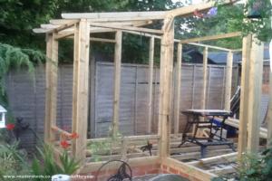 1st stages of build of shed - Mini Manor (Layedback Manor 2), Northamptonshire