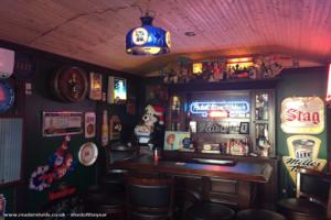 Bar of shed - The Pub Shed on Prospect, Illinois