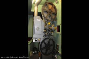35mm Projector of shed - ABC cinema , Staffordshire