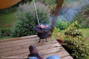 Obligatory barbecue of shed - Safari on the cheap, Shropshire
