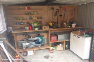 Inside look at storage of shed - 'Brownie', Australia