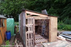 Photo 3 of shed - Pallet Framed Workshop, Lincolnshire