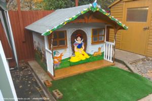 The seven dwarfs cottage garden-work in progress! of shed - The seven dwarfs cottage, Norfolk