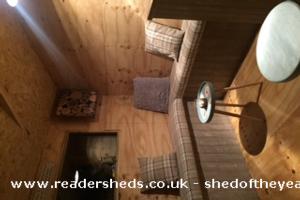 Seating Area of shed - The Wood Shed, West Yorkshire