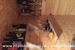 Behind The Bar of shed - The Wood Shed, West Yorkshire