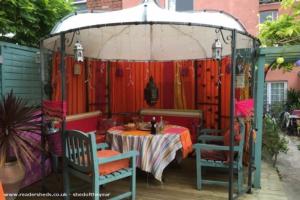 Moroccan gazebo of shed - The Casbah , Bristol