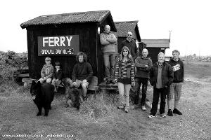 Some of todays ferryman. photograph by Stephen Wolfenden of shed - The Ferry shed, Suffolk