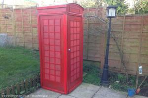 Photo 1 of shed - Red phone box shed, West Yorkshire