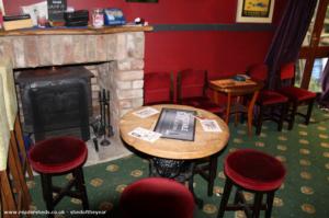 Fireplace of shed - Jamies Tavern, North Lincolnshire