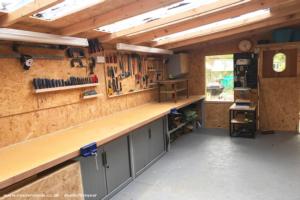Inside the workshop of shed - 18A - The Workshop, Cheshire East