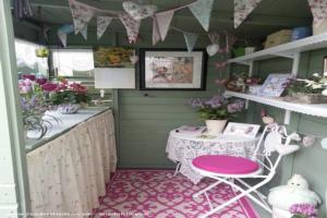 Shabby chic shed of shed - Sanctuary, Lancashire