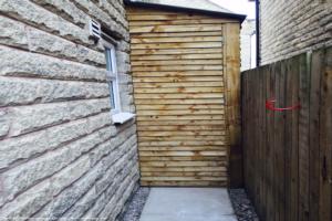 Shed side of shed - The Narrow Shed, West Yorkshire