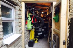 inside of shed - The Narrow Shed, West Yorkshire