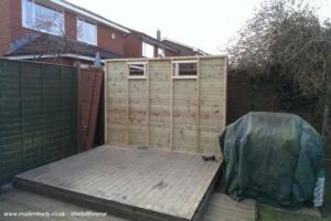 The start of shed - The BBQ shed, Cheshire West and Chester