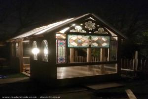Right side night of shed - Great Glass Propagator , City of London