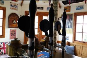 View from behind the bar of shed - Weety's Bar, Dorset