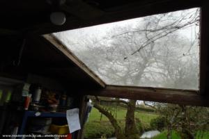 A DIY skylight ensures plenty of light when working of shed - Matt's Mower Workshop, Dorset