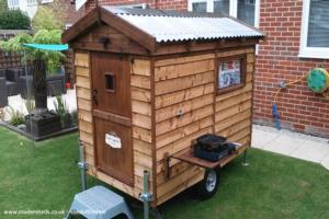 front of shed - Baby caravan shed, Essex