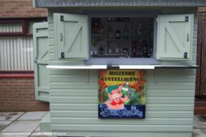 Front 3 of shed - Military Gintelligence @ SeaChelle's, Lancashire