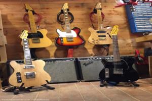The Telecasters of shed - Byrdlands The Left Handed Guitar Shed, Greater London