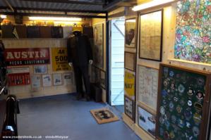 Inside the museum of shed - Laurie's Motor Museum, Dorset