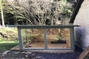 Side View of shed - Eco-Bastu, Powys