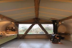 Inside of shed - Viking Bauhutte, Hampshire