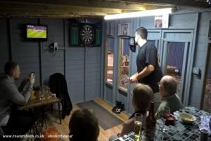 Darts TV and Wifi of shed - the shed., West Midlands