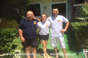 Greek friends of shed - Iggys Bar , West Yorkshire