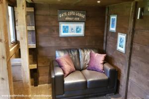 Seating Area of shed - Gate Cote Lodge, Lancashire
