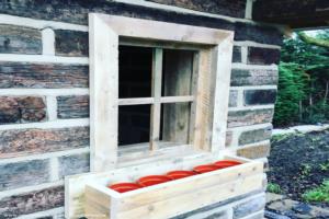 Making the windows of shed - Garden House, Lincolnshire