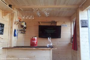Inside TV of shed - Matiki's, Greater Manchester
