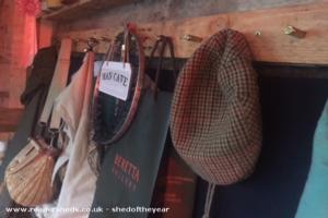 Bullett Coat hanger of shed - Buck Shot Bar, Northern Ireland