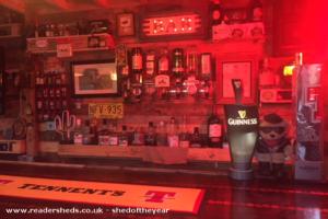 Front of Bar of shed - Buck Shot Bar, Northern Ireland