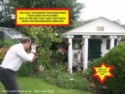 He left me a copy of all the pictures he took of shed - The Roman Temple, Berkshire