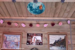 Inside View, Sign/My Paintings of shed - The Cabin, Norfolk