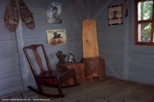 inside - chairs of shed - Hunters Bothy, South Lanarkshire