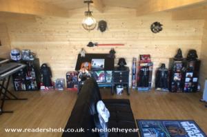 Inside of shed - My StarWars Man Cave, South Ayrshire