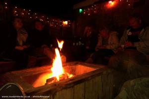 fire pit of shed - The Fishermans Rest, Hampshire