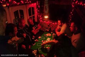 Poker night of shed - The Fishermans Rest, Hampshire