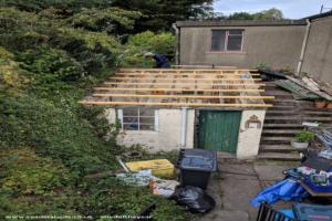 New Roof of shed - Beer Jesus' Brew Shed, West Lothian