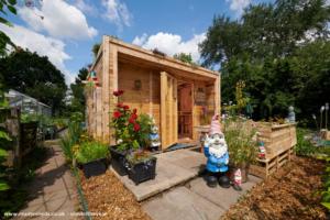Photo 2 of shed - Allotment recycled pallet eco shed, Lancashire