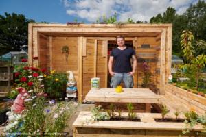 Photo 5 of shed - Allotment recycled pallet eco shed, Lancashire