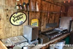 Grill of shed - Whitehouse Bar and Grill, Northumberland