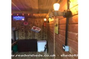 Hand lights of shed - Whitehouse Bar and Grill, Northumberland