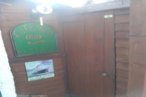 doorway of shed - The lakeside Pub, Flintshire
