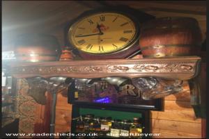 Bar Clock of shed - The King Of Prussia, City of London