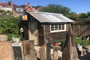 View front & side of shed - The Dragons Rest , East Sussex