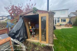 Exterior build of shed - The Bothy, Cambridgeshire